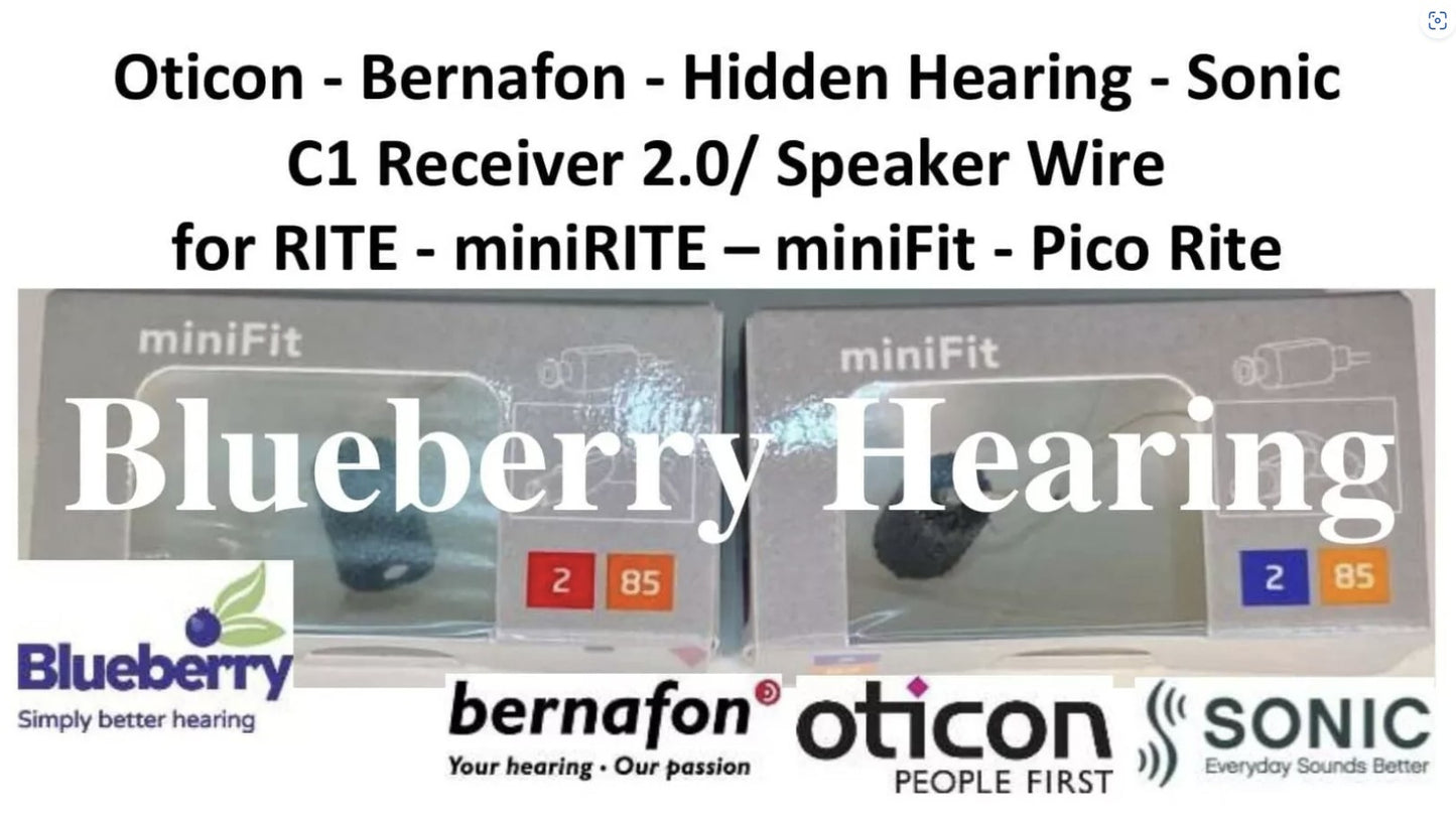 Oticon 2-85dB Orange Moderate Receiver 2.0/ Speaker Wire