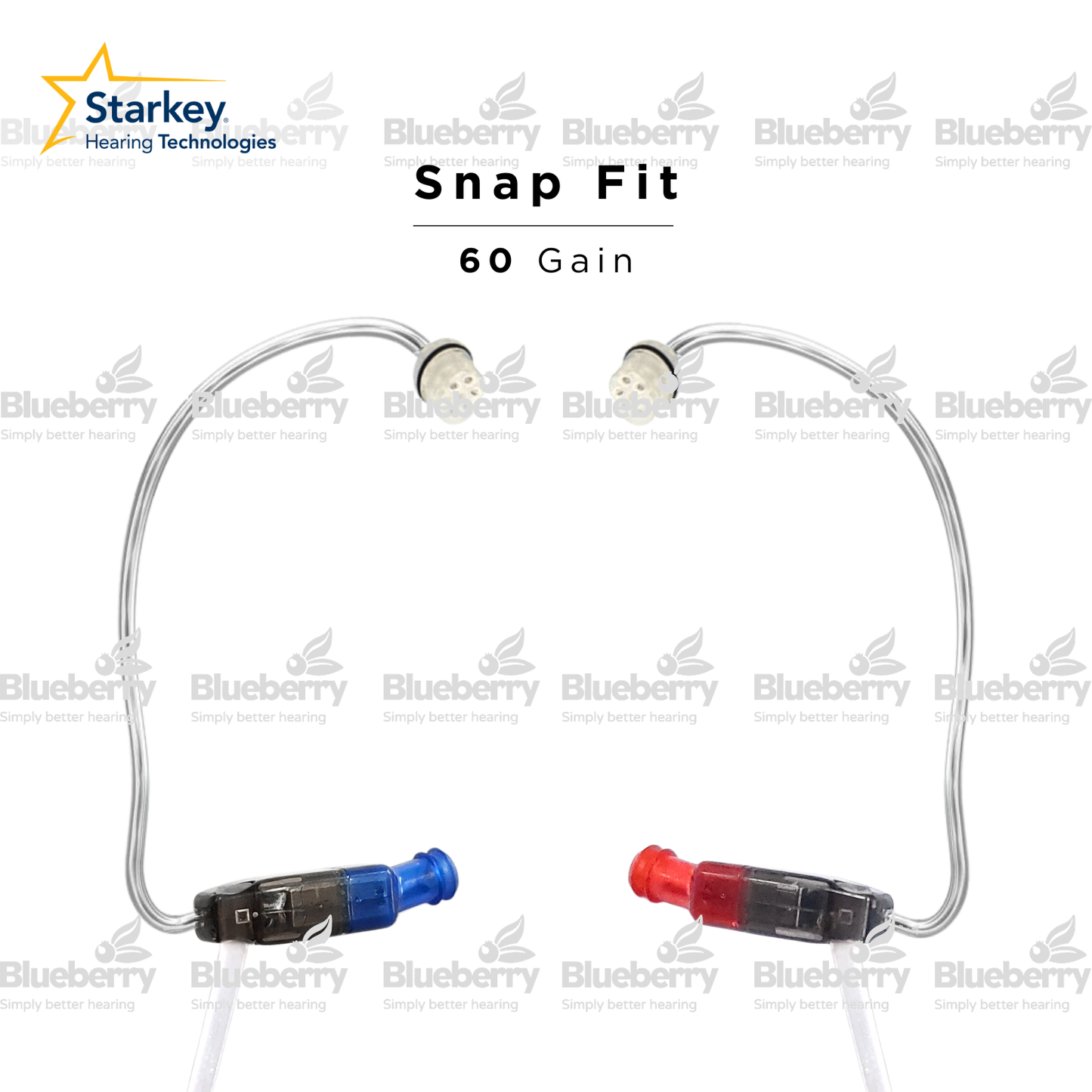 Starkey/ Microtech 60 Gain SnapFit Hearing Aid RIC Angled Receiver/ Speaker
