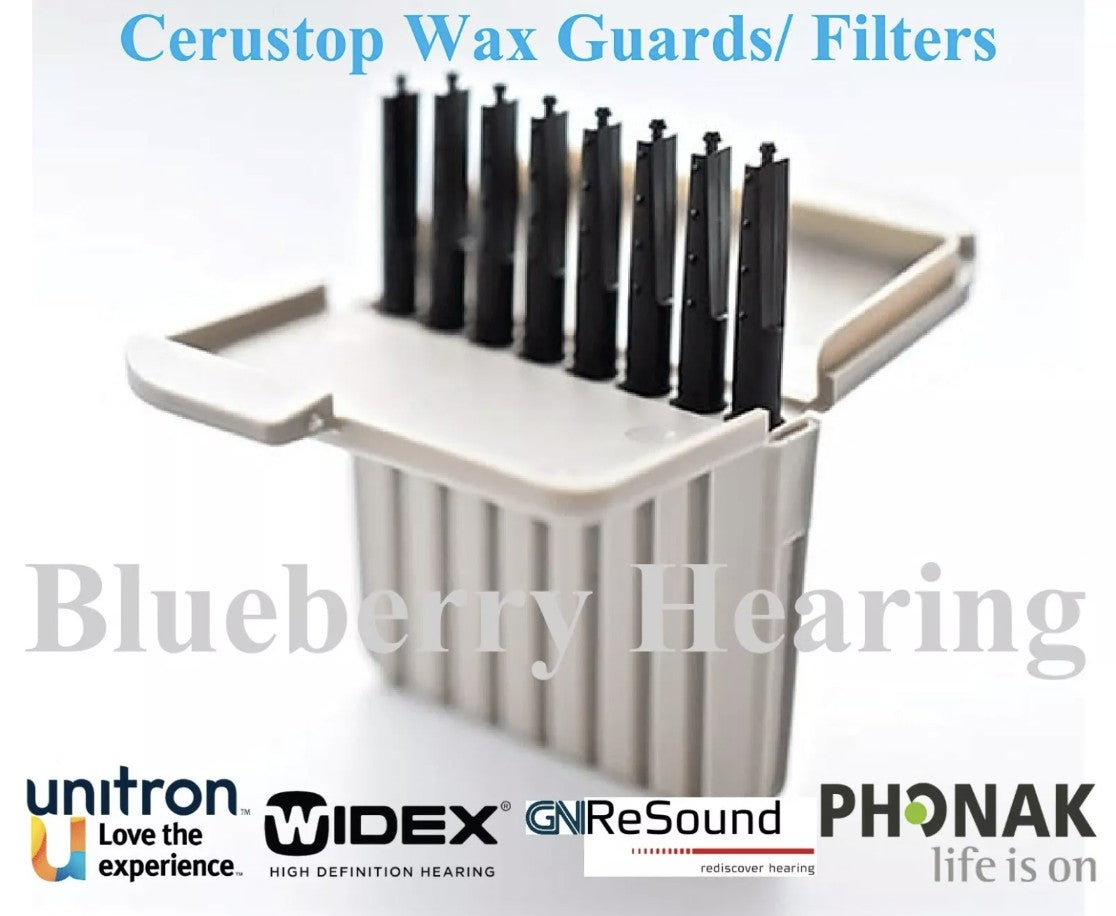 Cerustop Wax Guard Filters for Phonak, Widex and Unitron hearing aids