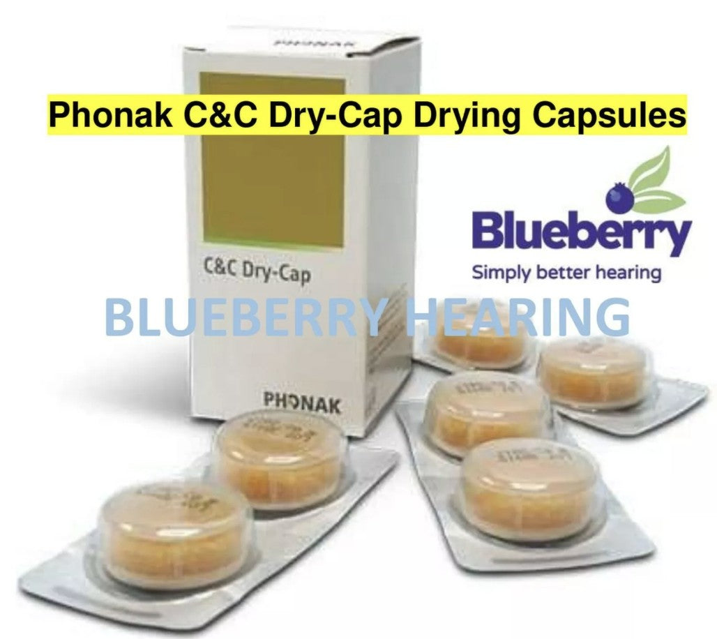 Drying Capsules - For ALL TYPES of Hearing Aids - Phonak C&C Dry-Cap
