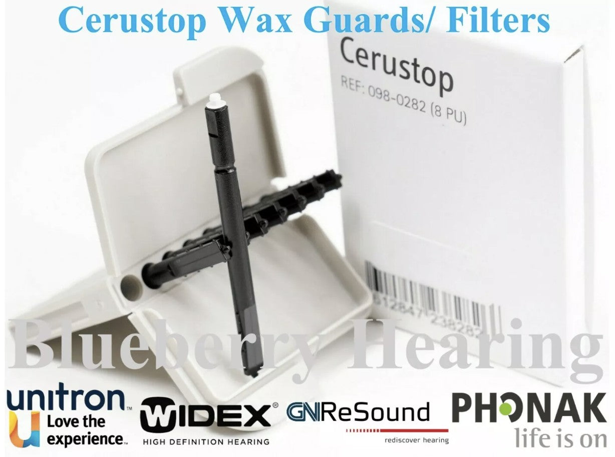 Cerustop Wax Guard Filters for Phonak, Widex and Unitron hearing aids