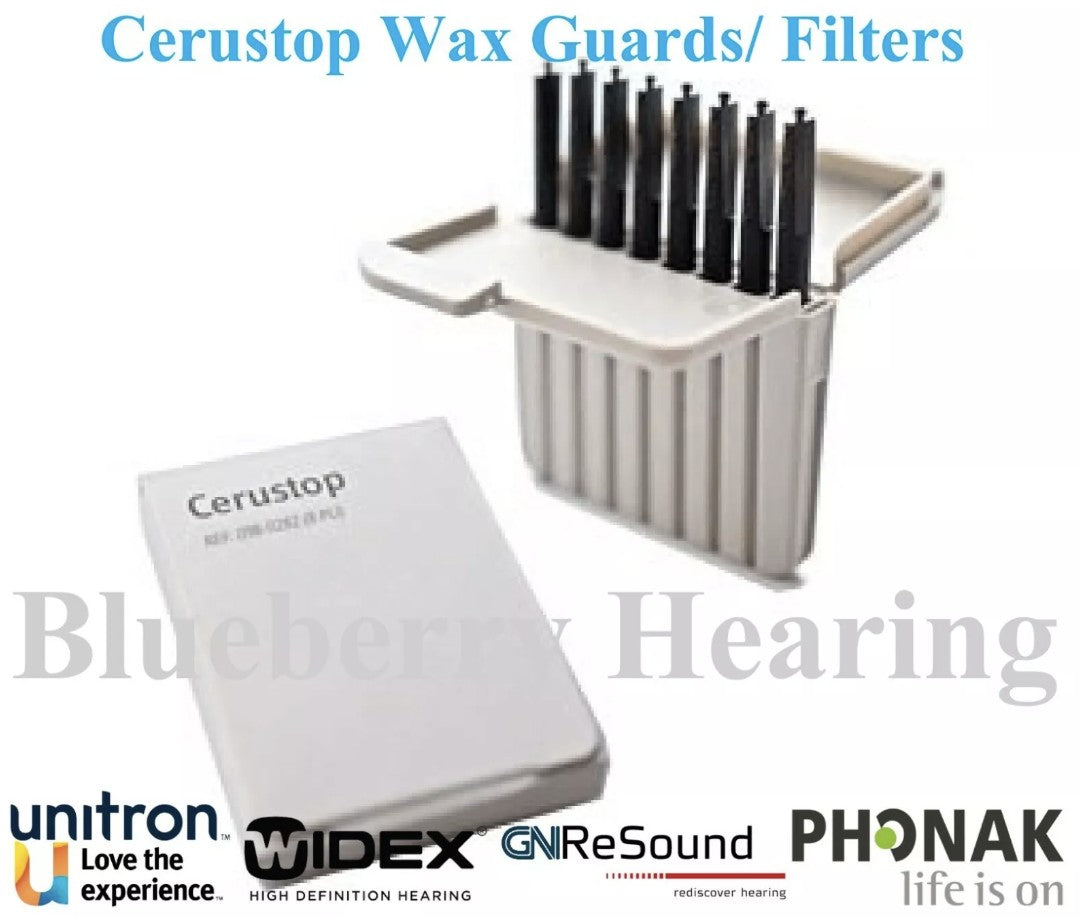 Cerustop Wax Guard Filters for Phonak, Widex and Unitron hearing aids