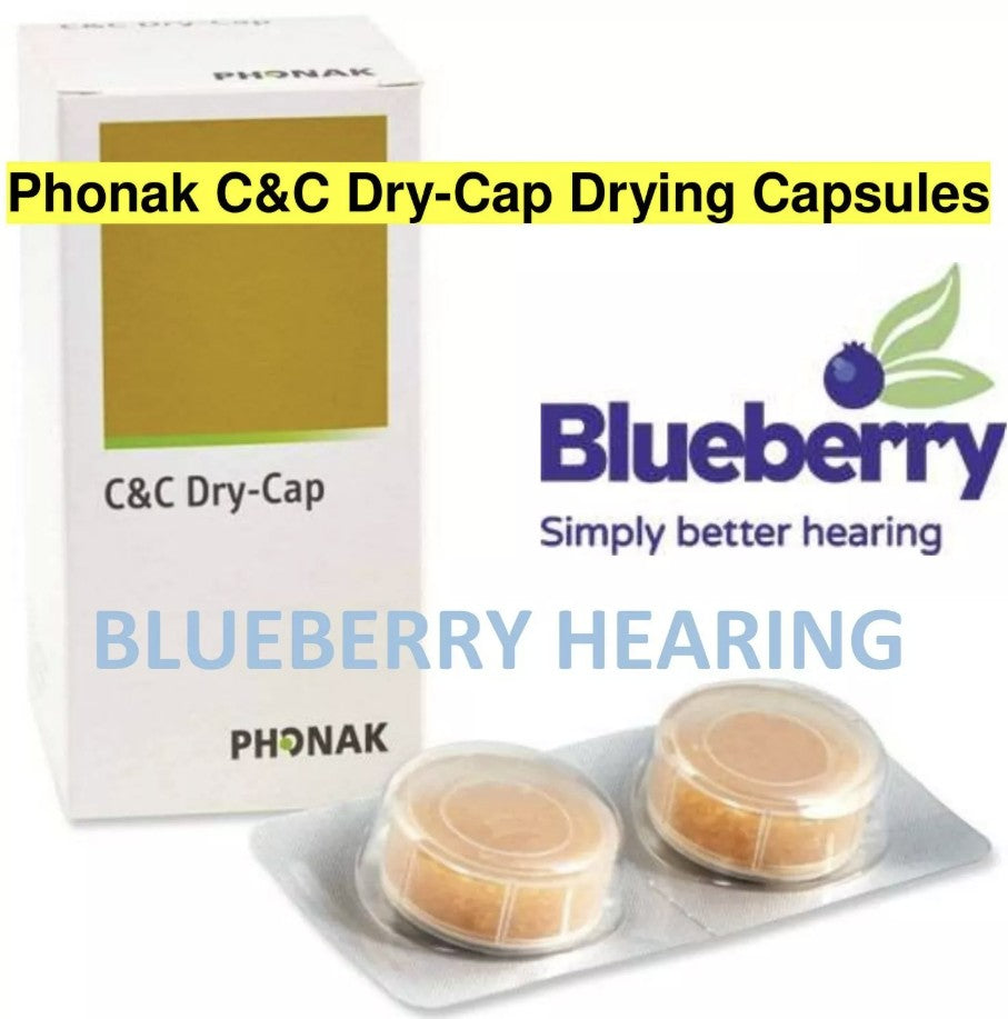 Drying Capsules - For ALL TYPES of Hearing Aids - Phonak C&C Dry-Cap