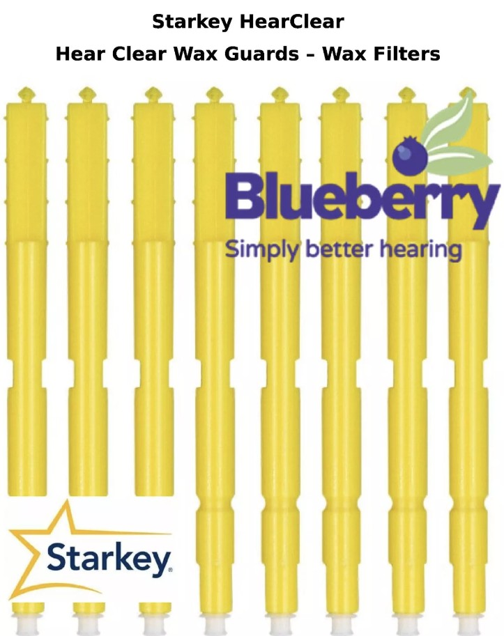 Starkey HearClear – Microtech - Audibel - NuEar - AGX Wax Guards – Wax Filters