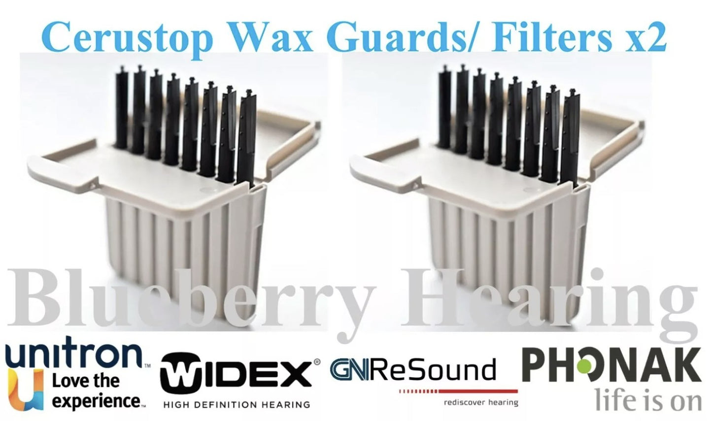 Cerustop Wax Guard Filters for Phonak, Widex and Unitron hearing aids