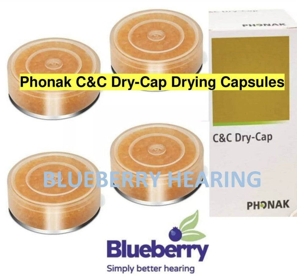 Drying Capsules - For ALL TYPES of Hearing Aids - Phonak C&C Dry-Cap