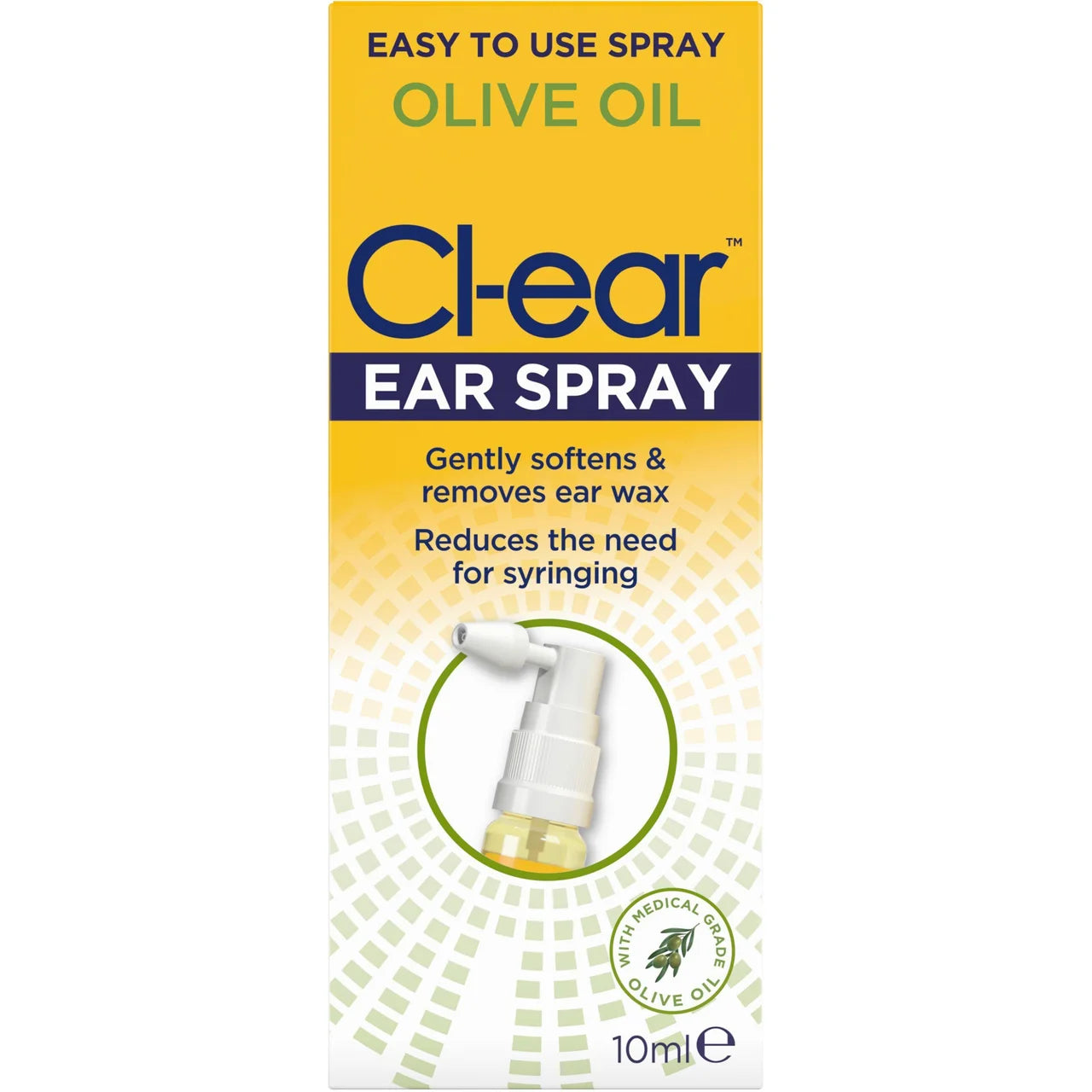 Cl-ear Ear Olive Oil Spray - Earwax cleaning & Maintenance Bottle - Easy to Use