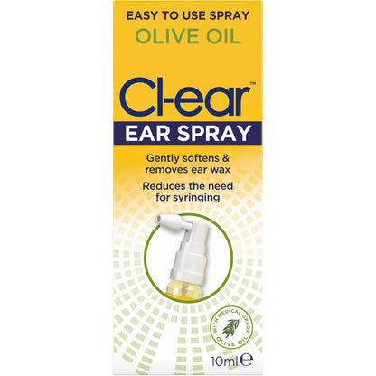 Cl-ear Ear Olive Oil Spray - Earwax cleaning & Maintenance Bottle - Easy to Use