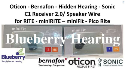 Oticon 2-85dB Orange Moderate Receiver 2.0/ Speaker Wire