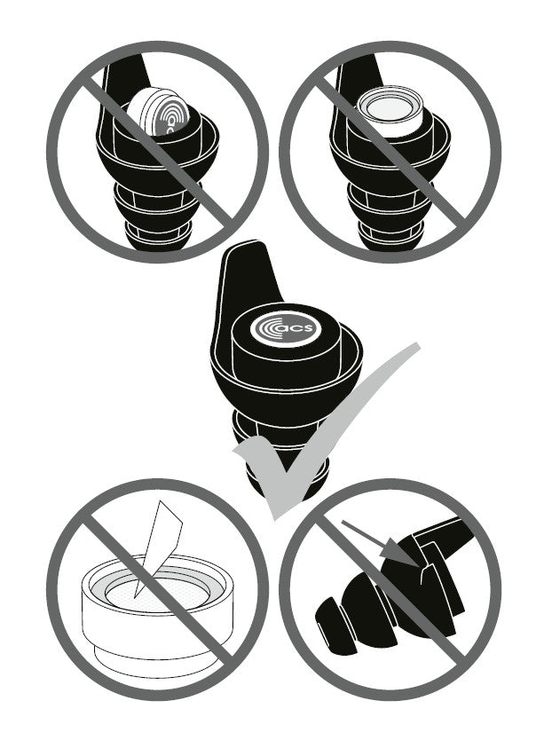 'Tinnitus UK'/ Pacato 16 High Fidelity Hearing Protectors for Concerts, Raves, Festivals & Gigs - Noise Cancelling Earplugs up to 16db