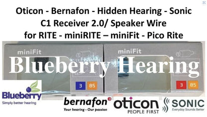 Oticon 3-85dB Orange Moderate Receiver 2.0/ Speaker Wire