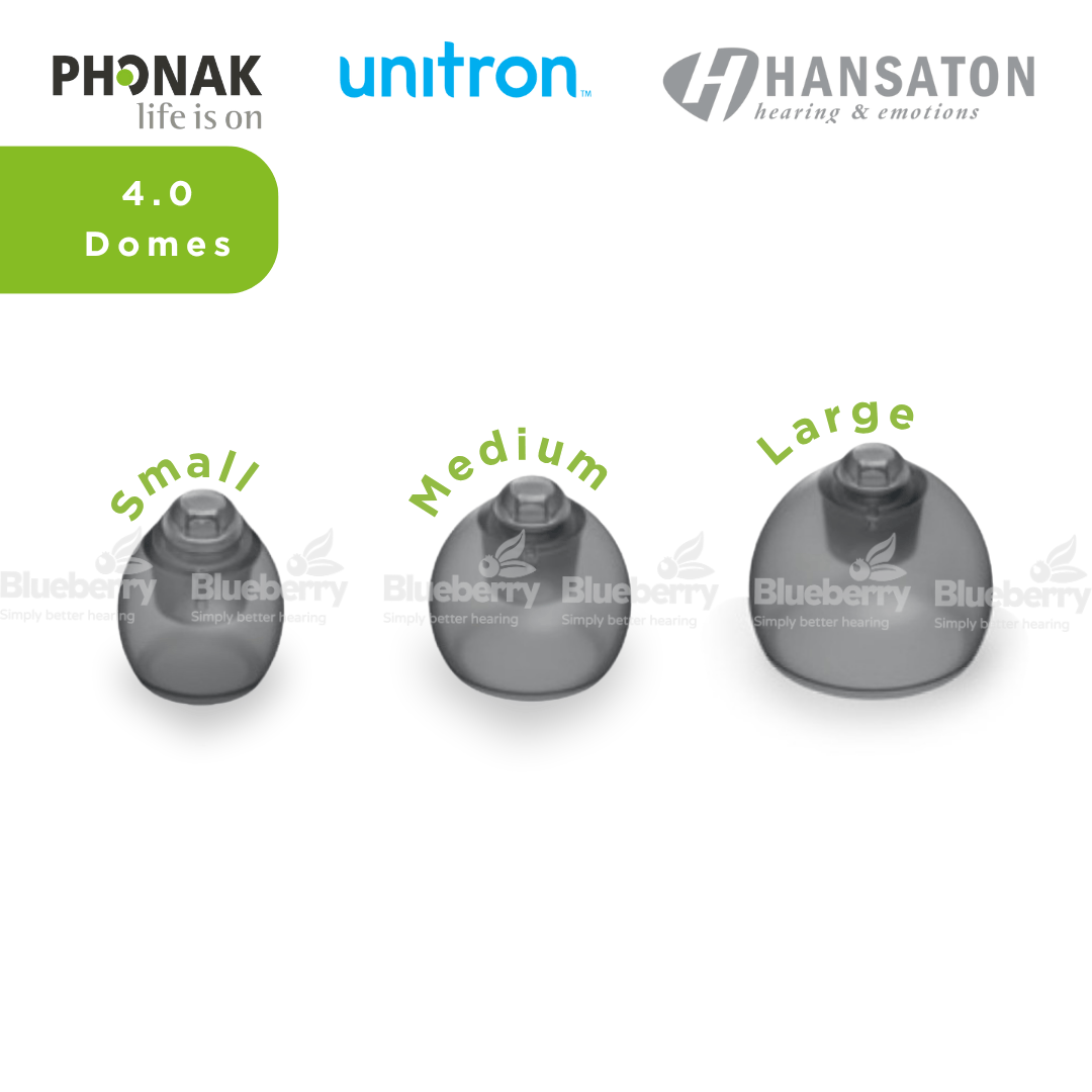 Phonak / Unitron / Hansaton - VENTED - SDS 4.0 Domes for Hearing Aids