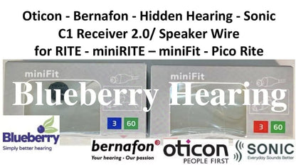 Oticon 3-60dB Green Standard Receiver 2.0/ Speaker Wire