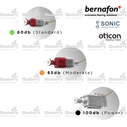 Oticon/ Bernafon/ Sonic 85dB Orange Moderate C1 RITE Receiver/ Speaker