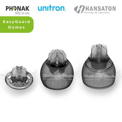 Phonak / Unitron / Hansaton EasyGuard Domes for Hearing Aids - All Sizes