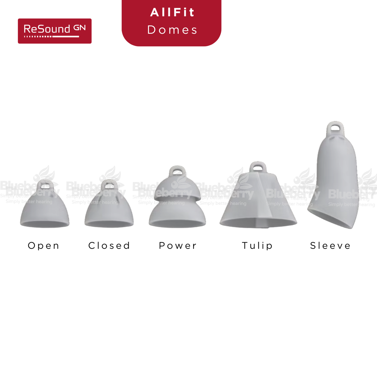 GN ReSound AllFit - SLEEVE - Domes For Hearing Aids