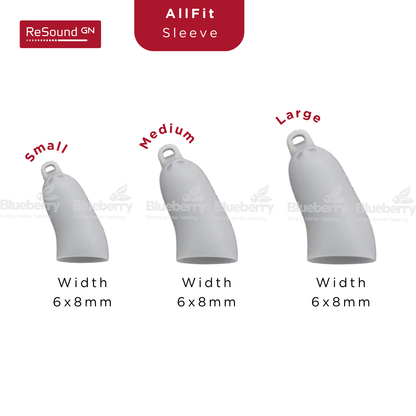 GN ReSound AllFit - SLEEVE - Domes For Hearing Aids