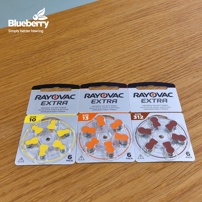 Rayovac Extra - Size 10 Yellow - Advanced Hearing Aid Batteries - 60 Cells
