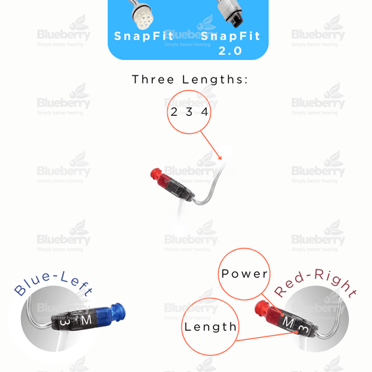 Starkey/ Microtech SnapFit 2.0 Hearing Aid RIC Angled Receiver/ Speaker