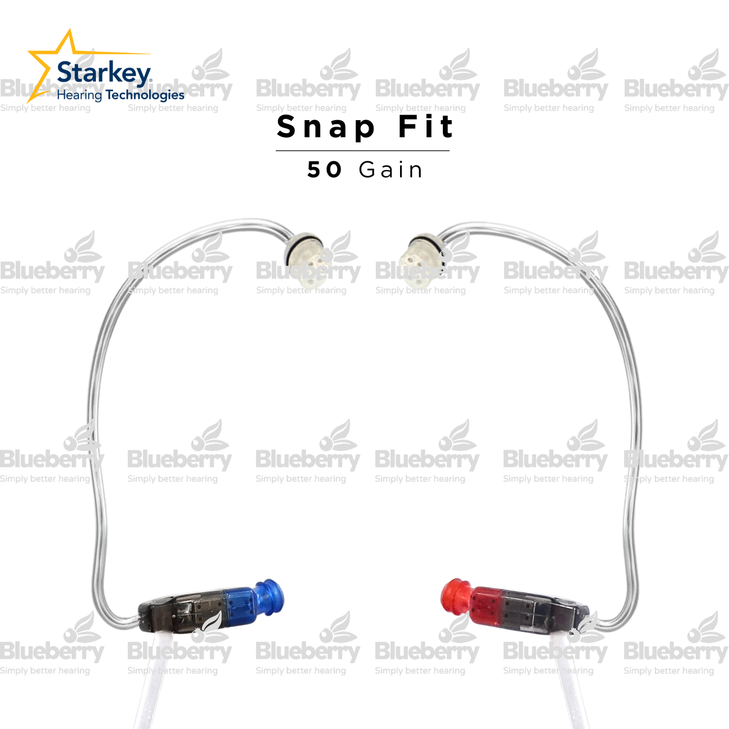 Starkey/ Microtech 50 Gain SnapFit Hearing Aid RIC Angled Receiver/ Speaker