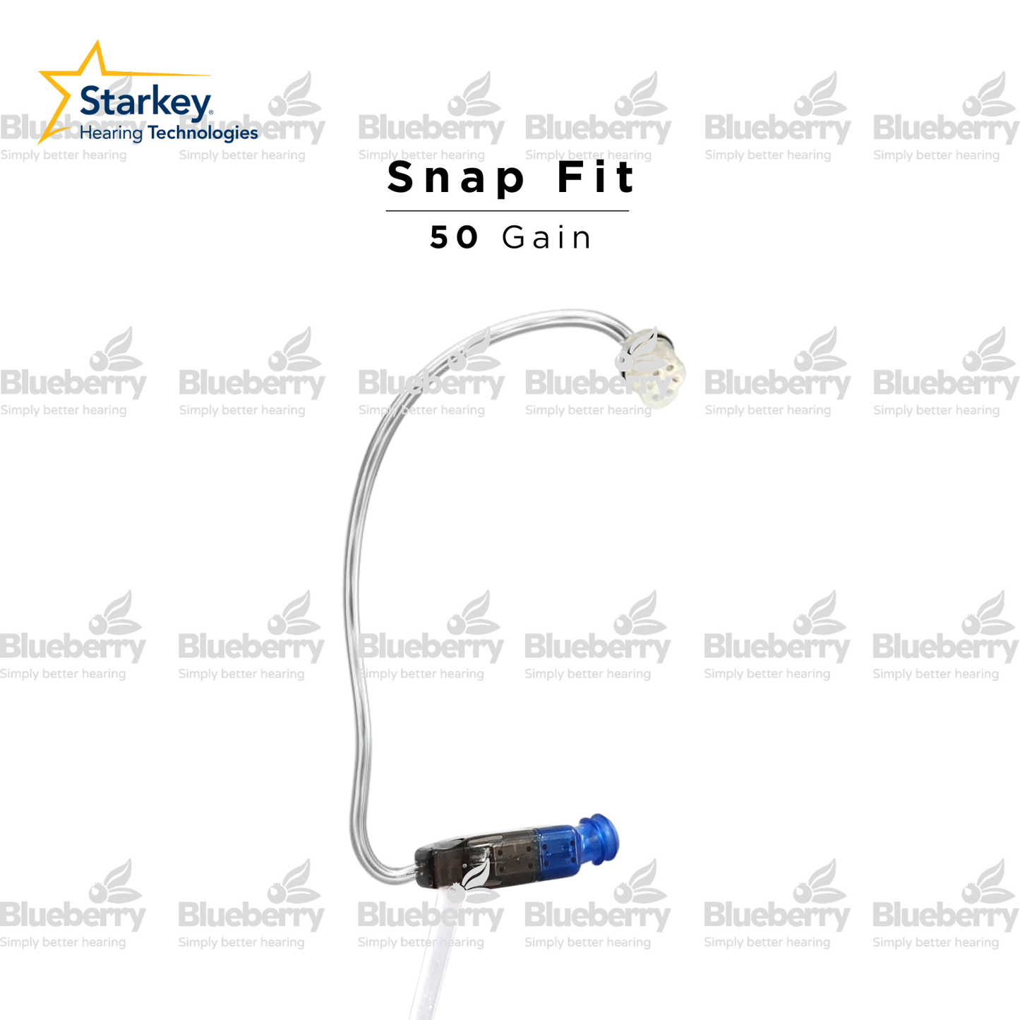 Starkey/ Microtech 50 Gain SnapFit Hearing Aid RIC Angled Receiver/ Speaker