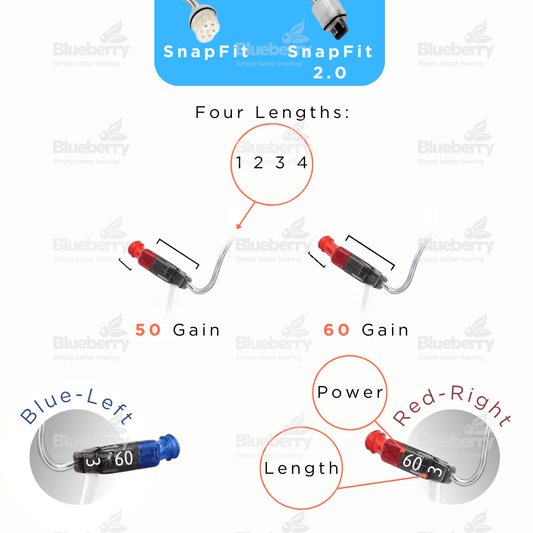 Starkey/ Microtech SnapFit Hearing Aid RIC Angled Receiver/ Speaker