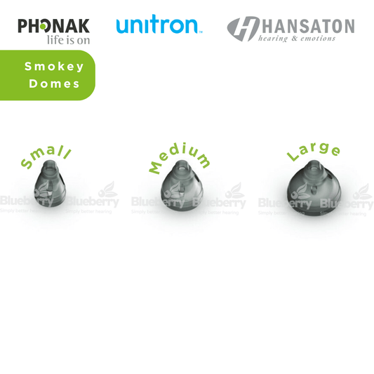 Phonak / Unitron / Hansaton - CLOSED - Smokey Domes for Hearing Aids