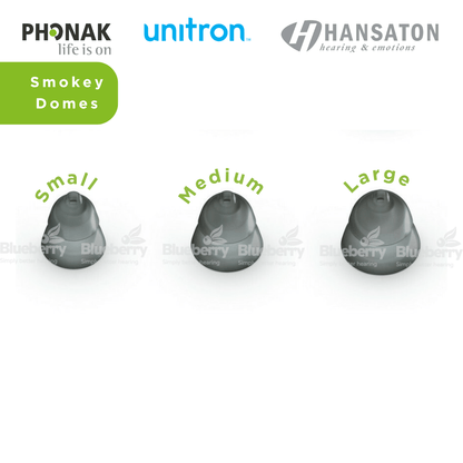 Phonak / Unitron / Hansaton - POWER - Smokey Domes for Hearing Aids