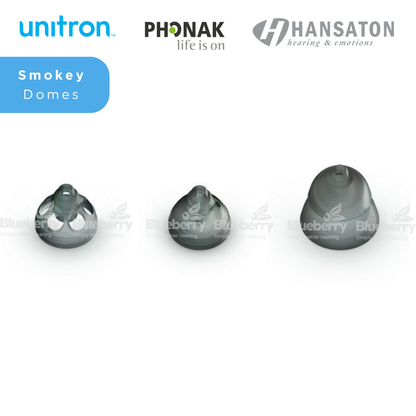 Phonak / Unitron / Hansaton Smokey Domes for Hearing Aids - All Sizes