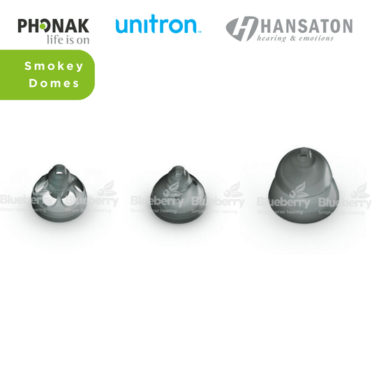 Phonak / Unitron / Hansaton Smokey Domes for Hearing Aids - All Sizes