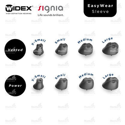 Widex / Signia EasyWear Domes for Hearing Aids - All Sizes