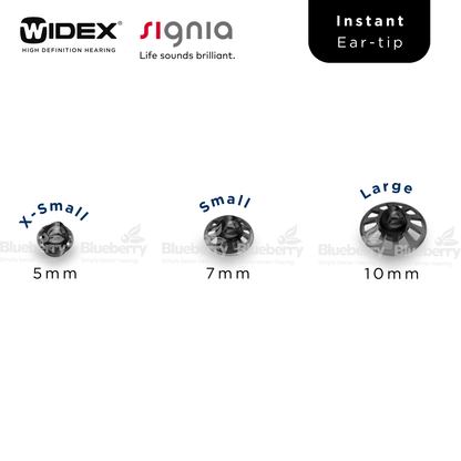 Widex / Signia EasyWear Domes for Hearing Aids - All Sizes