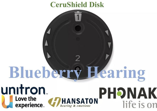 CeruShield Wax Guard Disk for Phonak, Unitron & Hansaton for 4.0 Hearing Aid Receivers