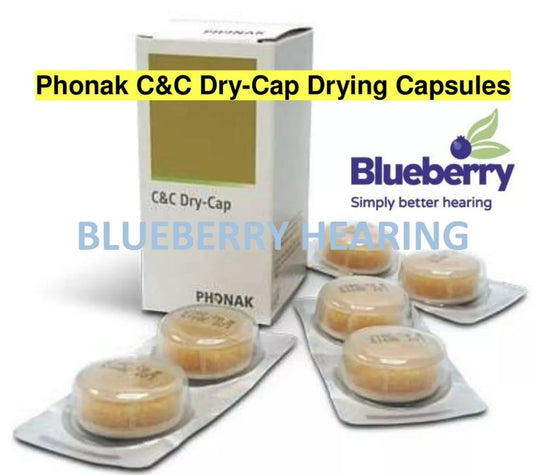 Drying Capsules - For ALL TYPES of Hearing Aids - Phonak C&C Dry-Cap
