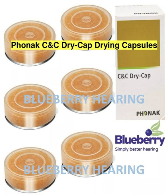 Drying Capsules - For ALL TYPES of Hearing Aids - Phonak C&C Dry-Cap