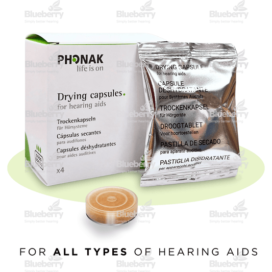 Drying Capsules - For ALL TYPES of Hearing Aids - Phonak C&C Dry-Cap