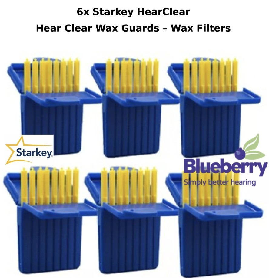 Starkey HearClear – Microtech - Audibel - NuEar - AGX Wax Guards – Wax Filters