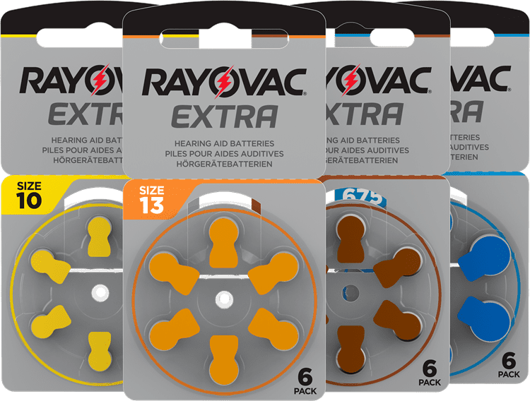 Rayovac Extra - Size 312 Brown - Advanced Hearing Aid Batteries - 48 Cells