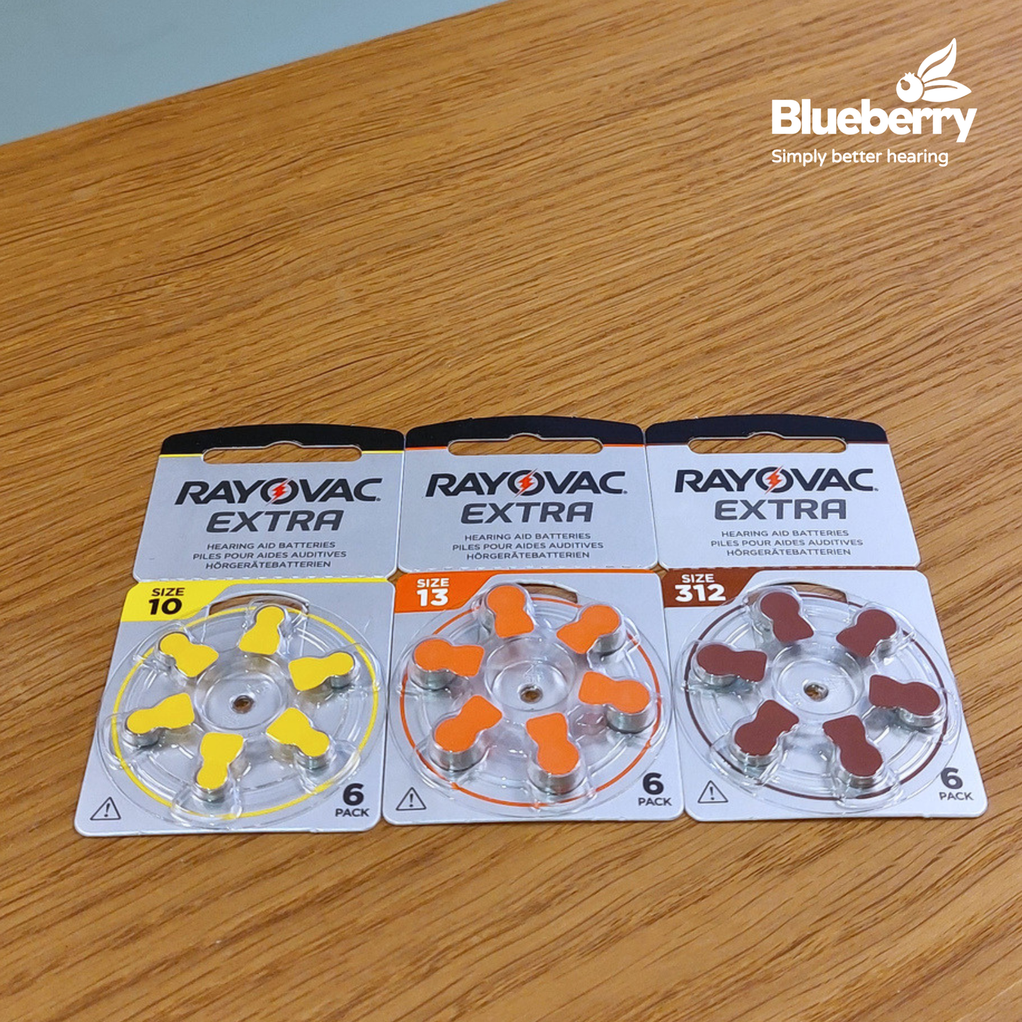 Rayovac Extra - Size 10 Yellow - Advanced Hearing Aid Batteries - 12 Cells